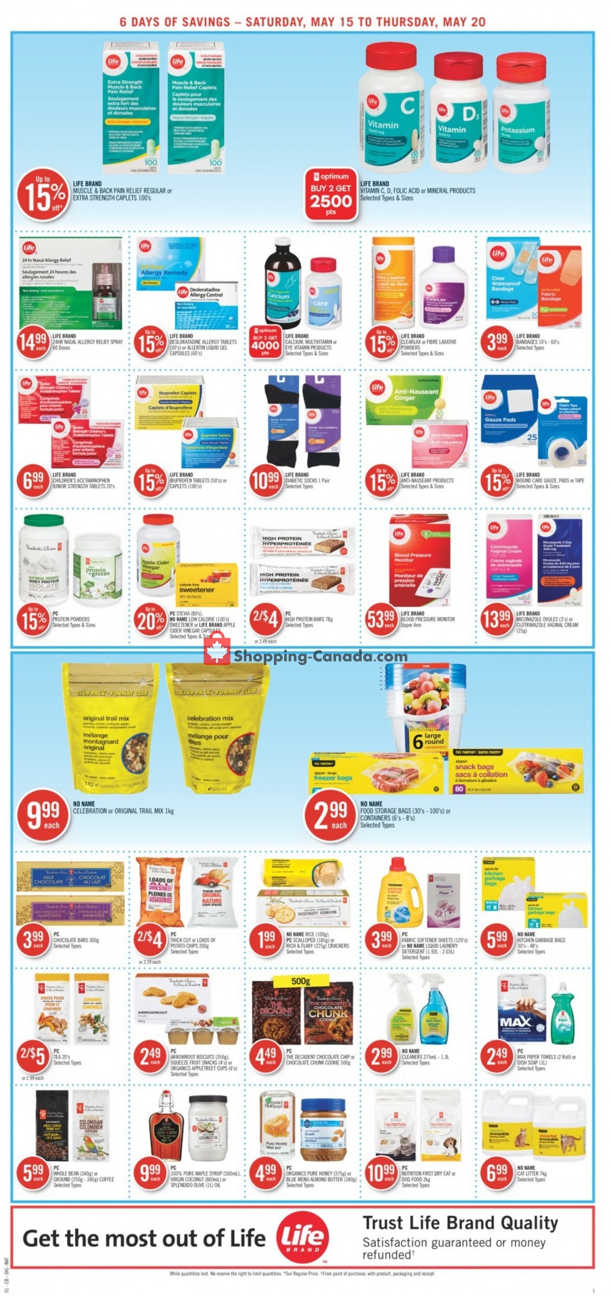 Shoppers Drug Mart flyer from Saturday May 15, 2021 to Thursday May 20, 2021 - page 16