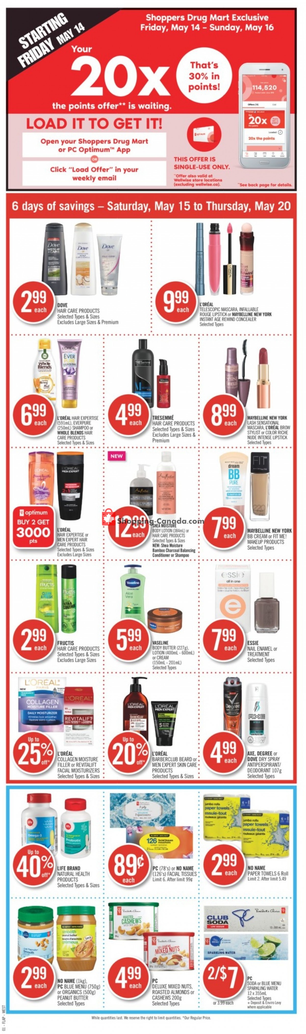 Shoppers Drug Mart flyer from Saturday May 15, 2021 to Thursday May 20, 2021 - page 2