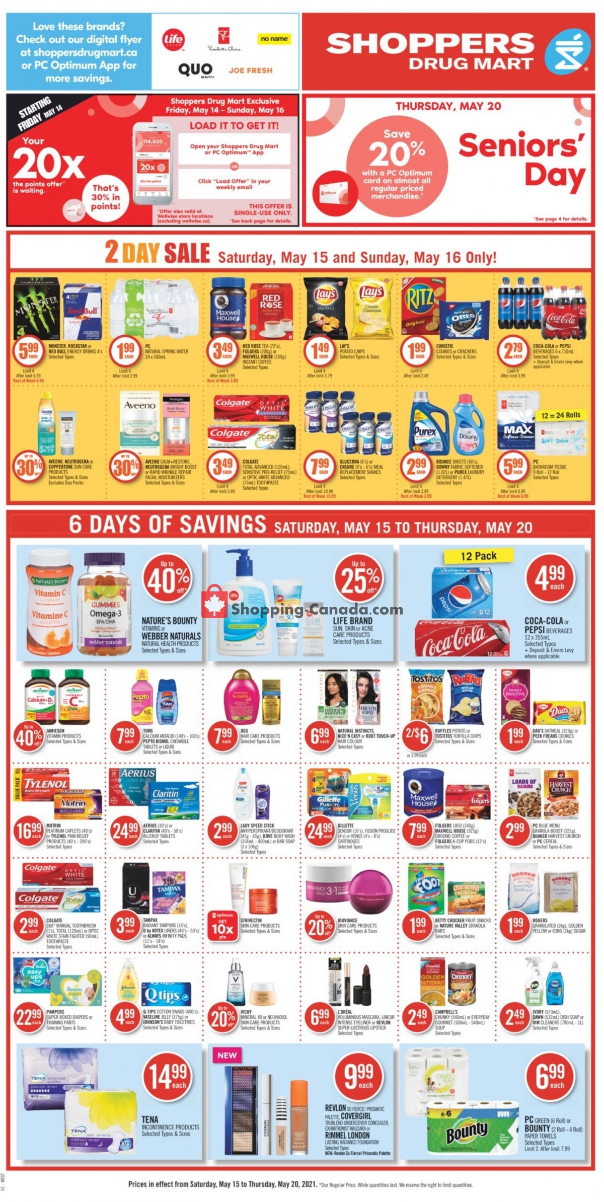 Shoppers Drug Mart flyer from Saturday May 15, 2021 to Thursday May 20, 2021 - page 4