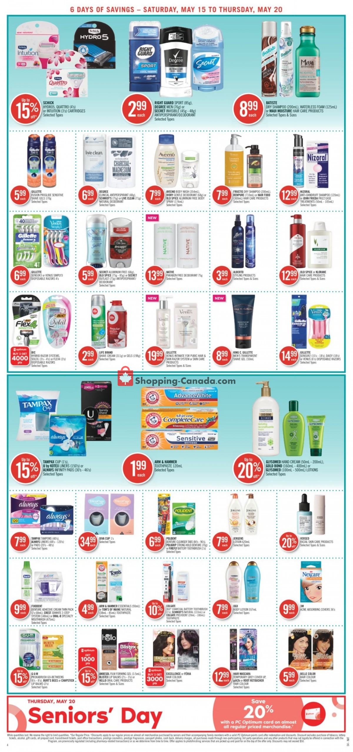 Shoppers Drug Mart flyer from Saturday May 15, 2021 to Thursday May 20, 2021 - page 7