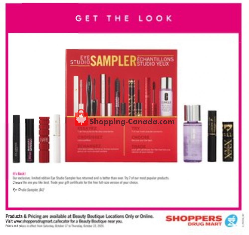 Shoppers Drug Mart flyer from Saturday October 17, 2020 to Thursday October 22, 2020 - page 12