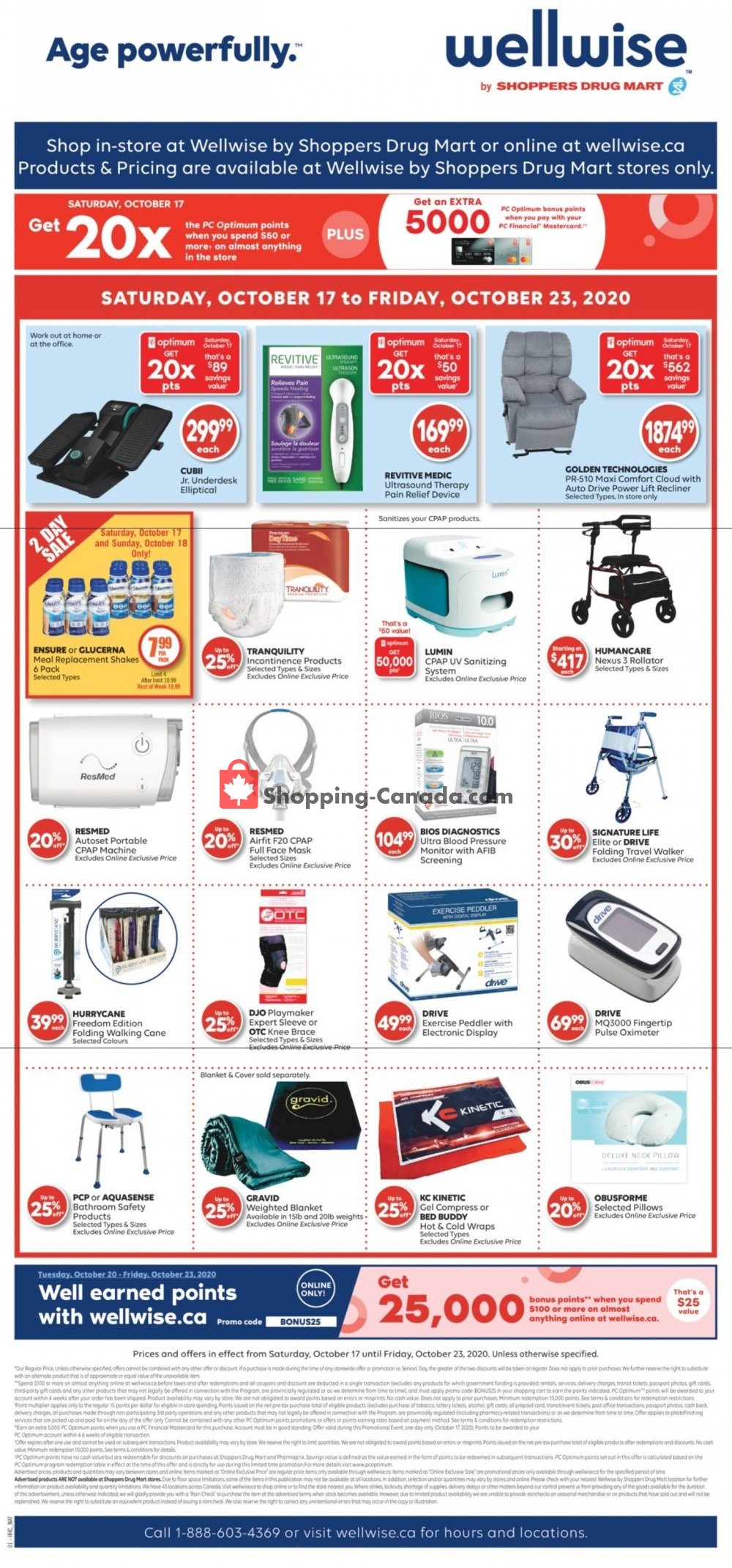 Shoppers Drug Mart flyer from Saturday October 17, 2020 to Thursday October 22, 2020 - page 24