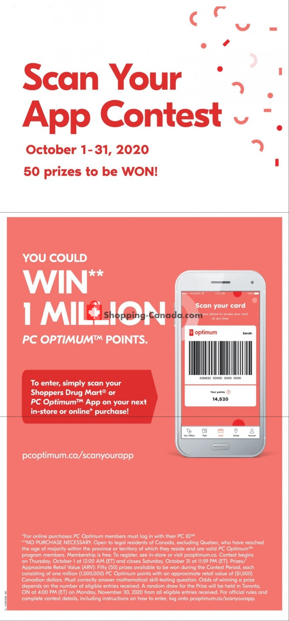 Shoppers Drug Mart flyer from Saturday October 17, 2020 to Thursday October 22, 2020 - page 25
