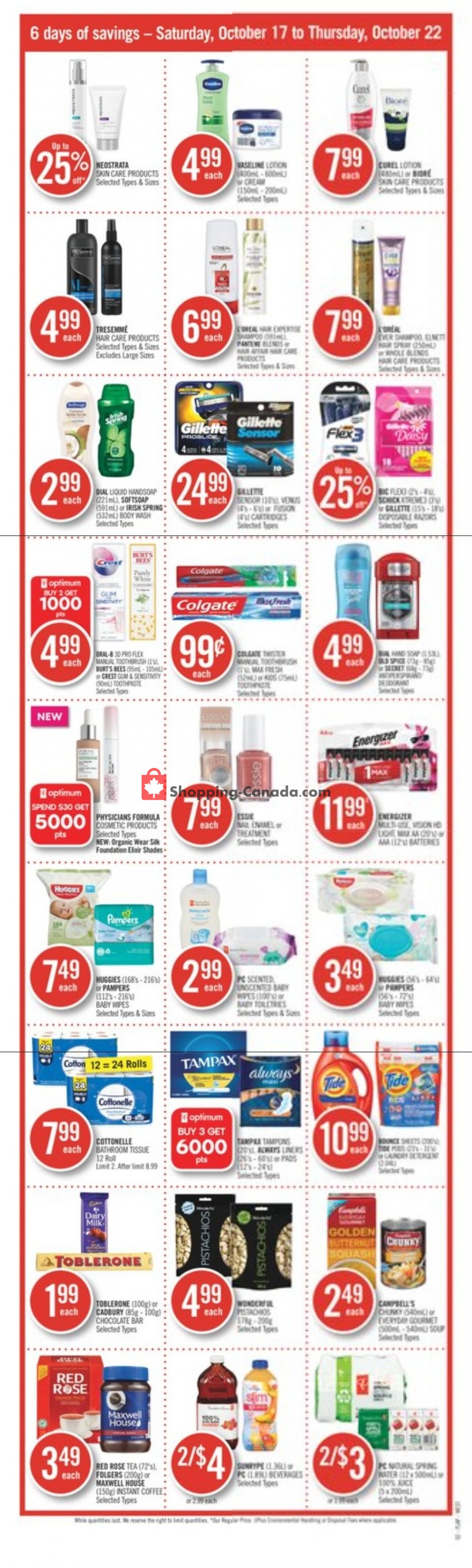 Shoppers Drug Mart flyer from Saturday October 17, 2020 to Thursday October 22, 2020 - page 2