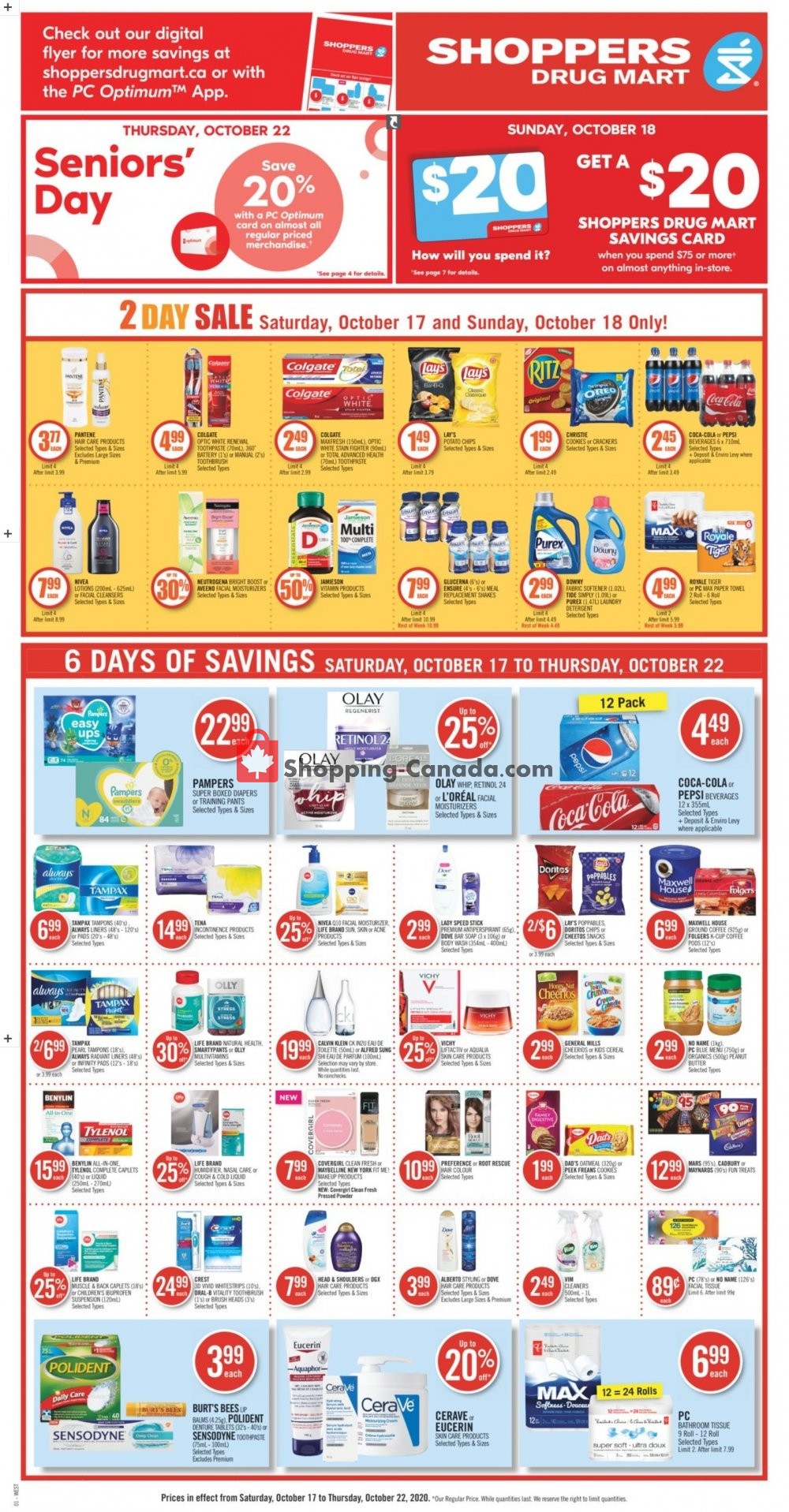 Shoppers Drug Mart flyer from Saturday October 17, 2020 to Thursday October 22, 2020 - page 3