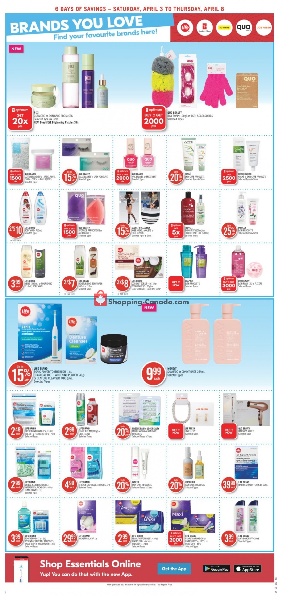 Shoppers Drug Mart flyer from Saturday April 3, 2021 to Thursday April 8, 2021 - page 14