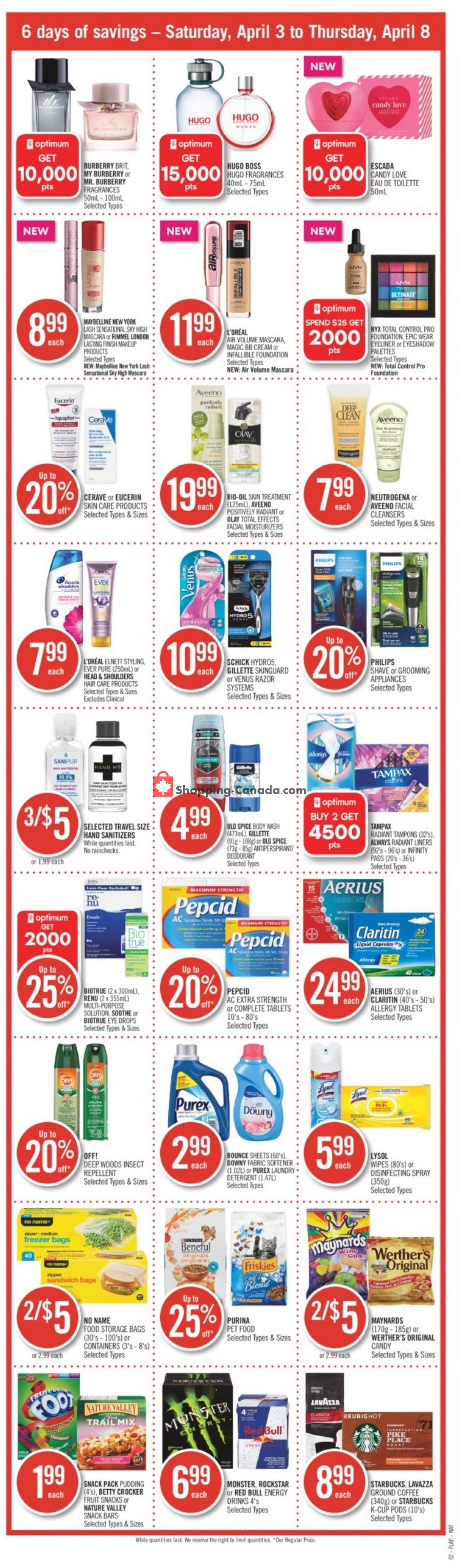 Shoppers Drug Mart flyer from Saturday April 3, 2021 to Thursday April 8, 2021 - page 3