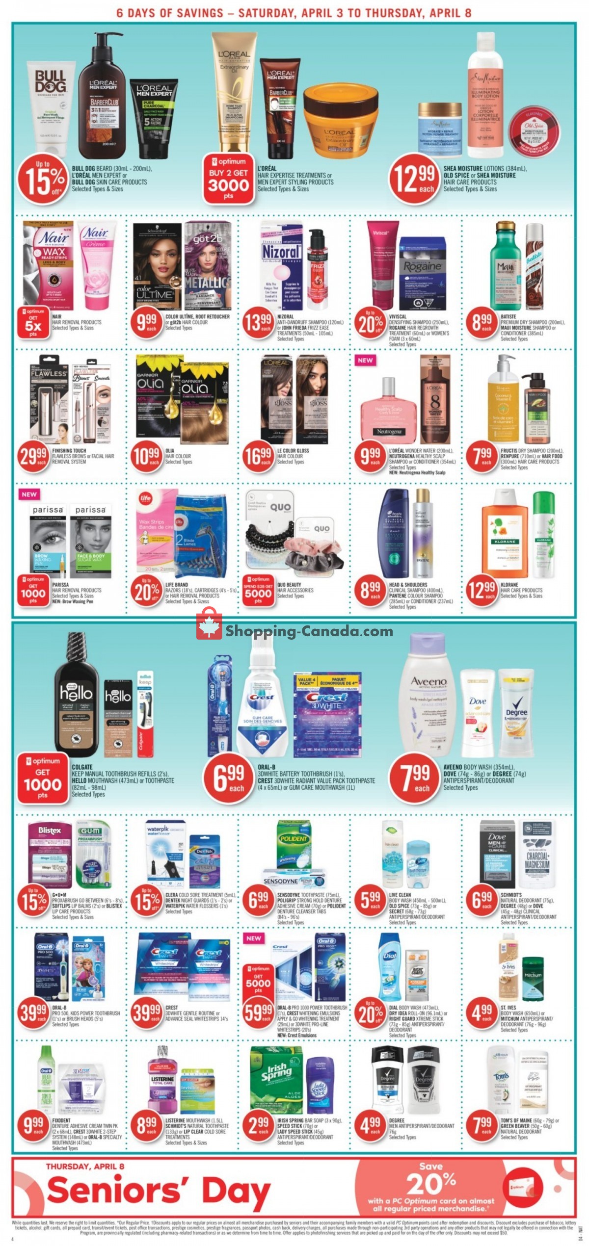 Shoppers Drug Mart flyer from Saturday April 3, 2021 to Thursday April 8, 2021 - page 7