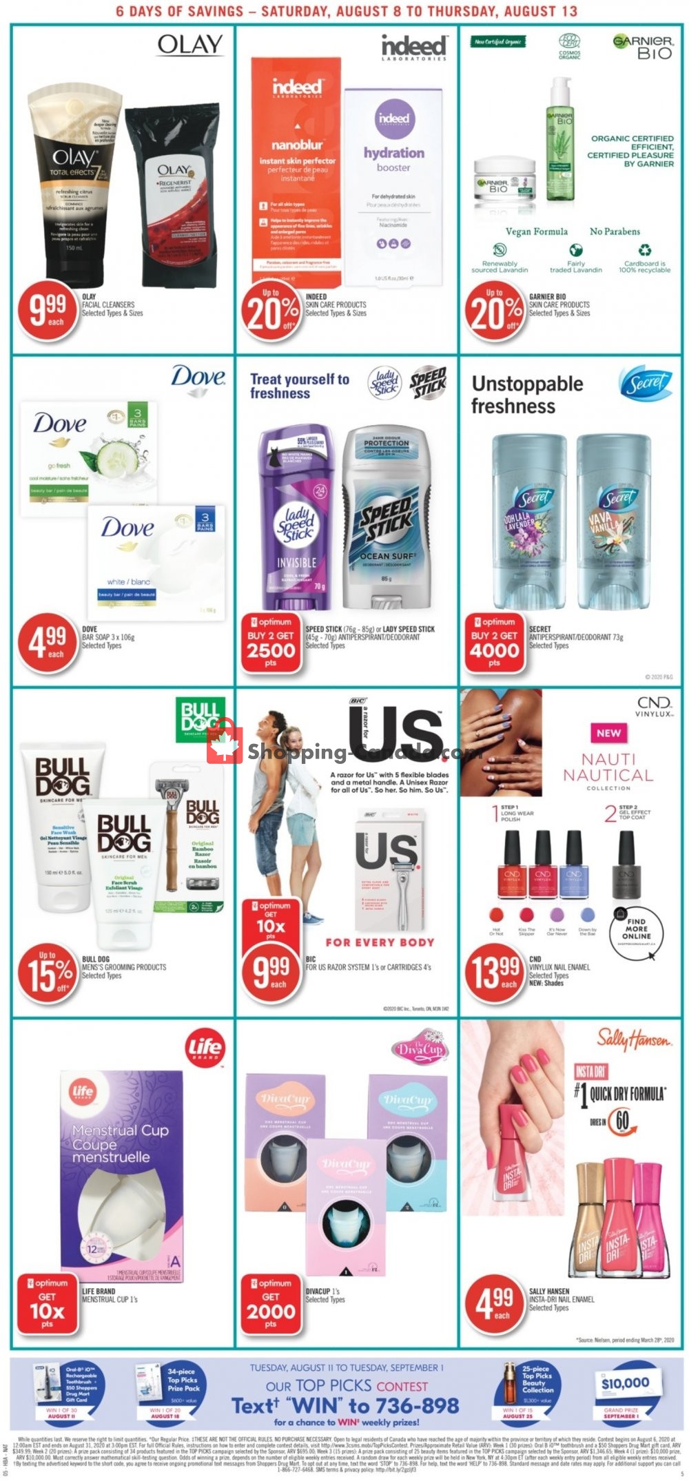 Shoppers Drug Mart flyer from Saturday August 8, 2020 to Thursday August 13, 2020 - page 13