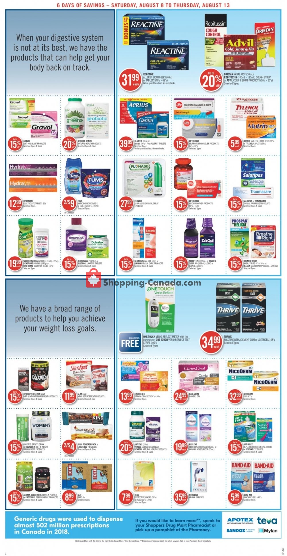 Shoppers Drug Mart flyer from Saturday August 8, 2020 to Thursday August 13, 2020 - page 5