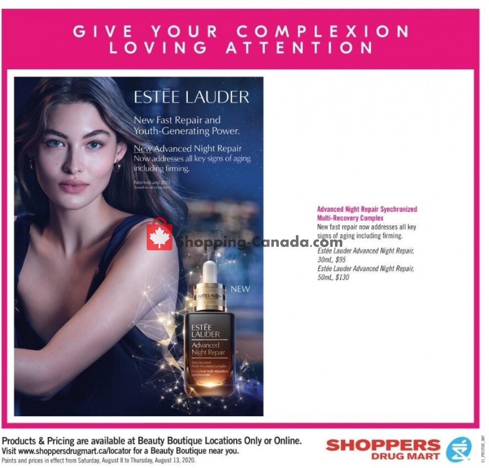 Shoppers Drug Mart flyer from Saturday August 8, 2020 to Thursday August 13, 2020 - page 9