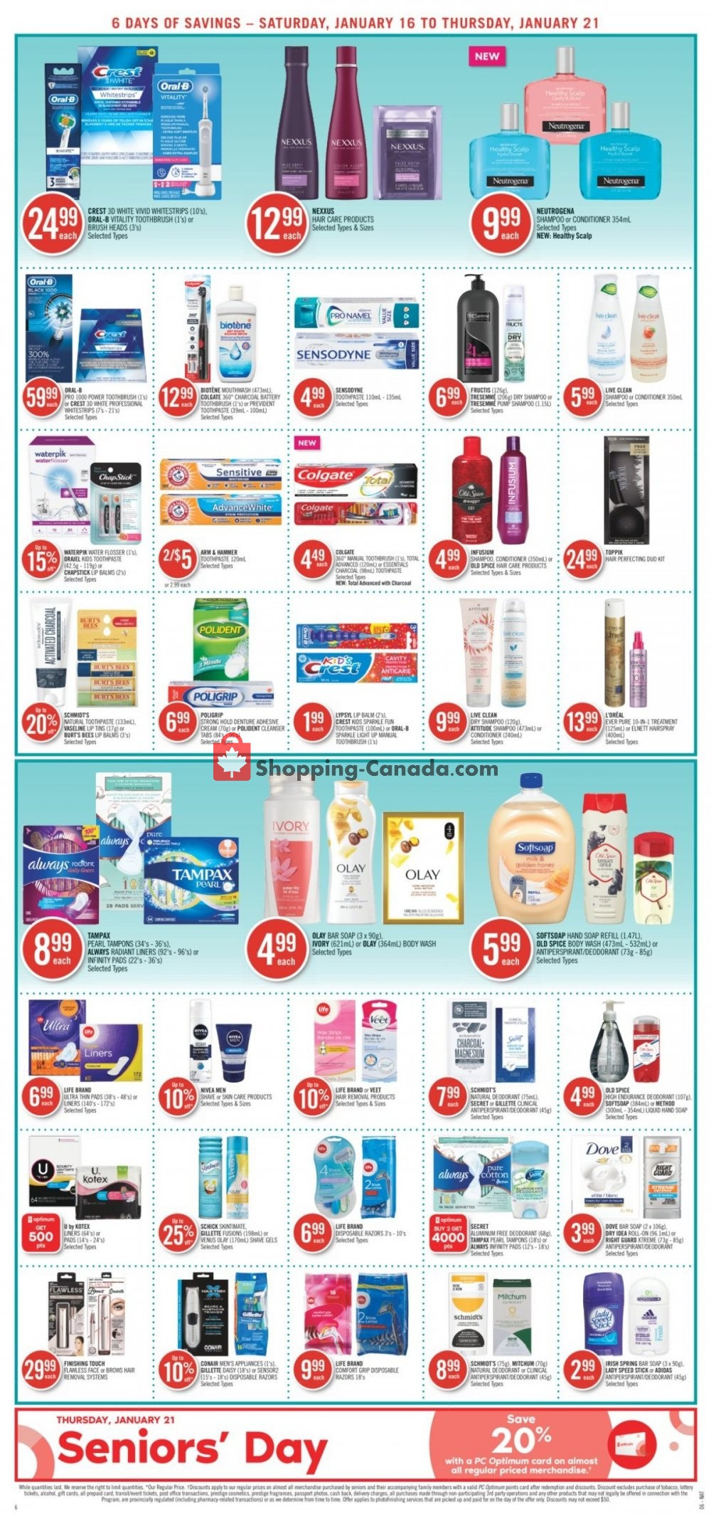 Shoppers Drug Mart flyer from Saturday January 16, 2021 to Thursday January 21, 2021 - page 15