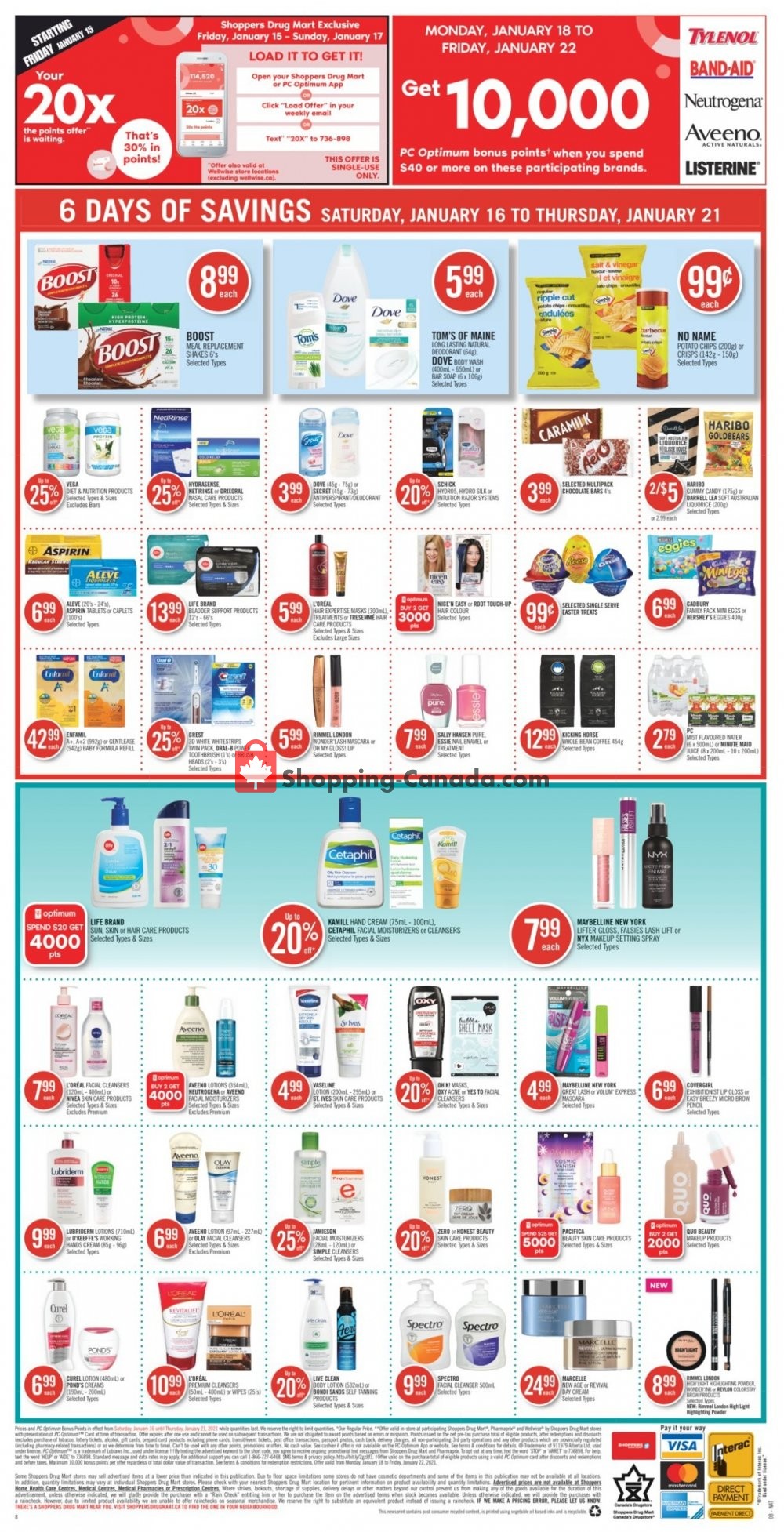 Shoppers Drug Mart flyer from Saturday January 16, 2021 to Thursday January 21, 2021 - page 17