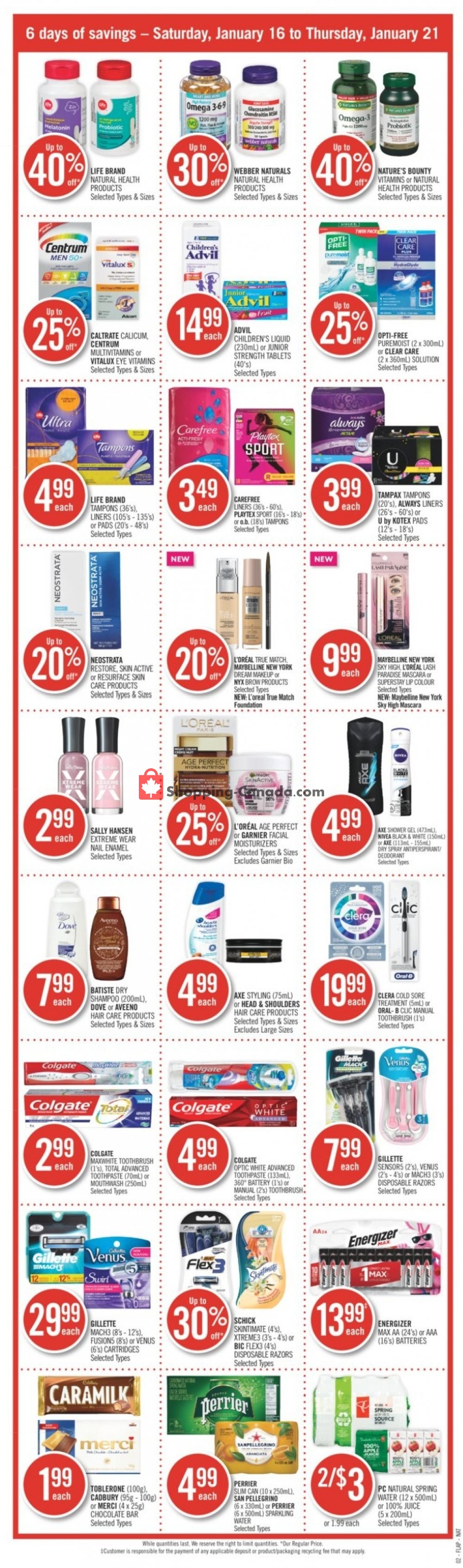 Shoppers Drug Mart flyer from Saturday January 16, 2021 to Thursday January 21, 2021 - page 3