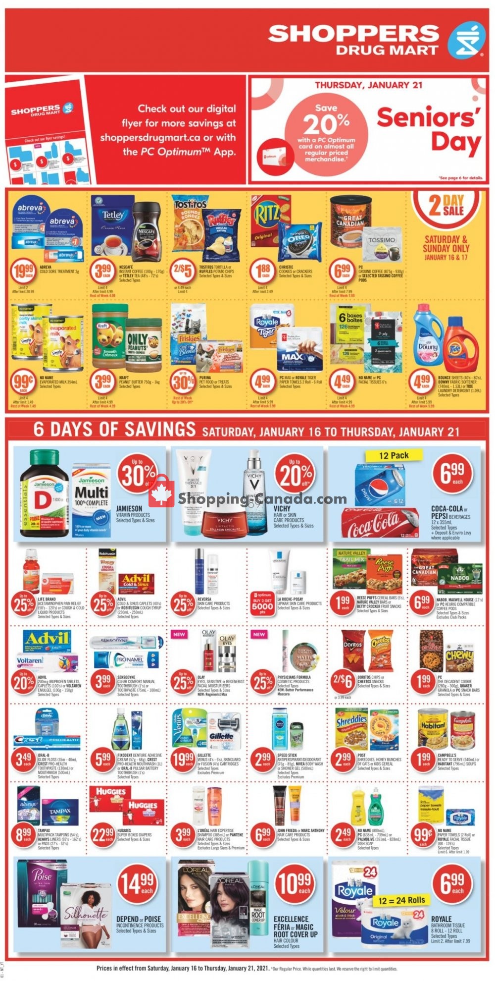 Shoppers Drug Mart flyer from Saturday January 16, 2021 to Thursday January 21, 2021 - page 4
