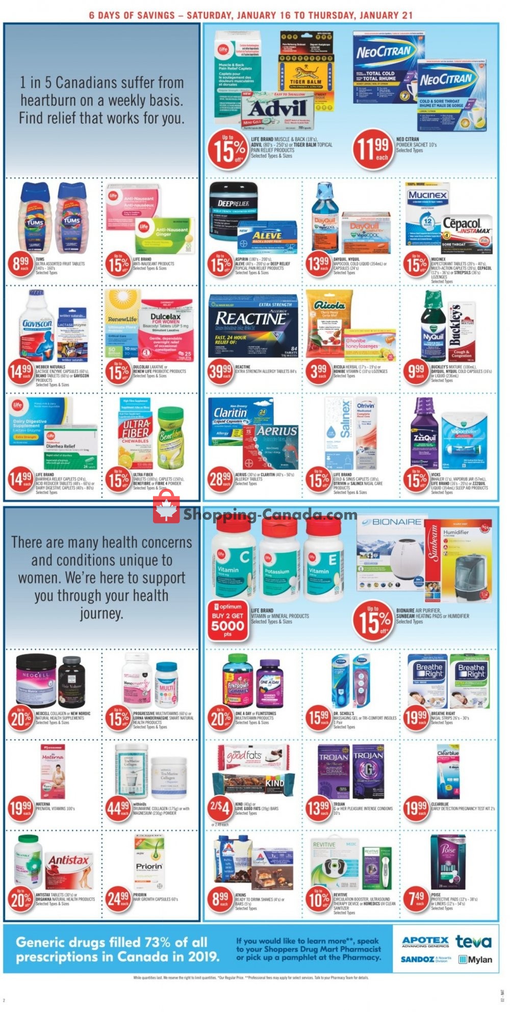 Shoppers Drug Mart flyer from Saturday January 16, 2021 to Thursday January 21, 2021 - page 5