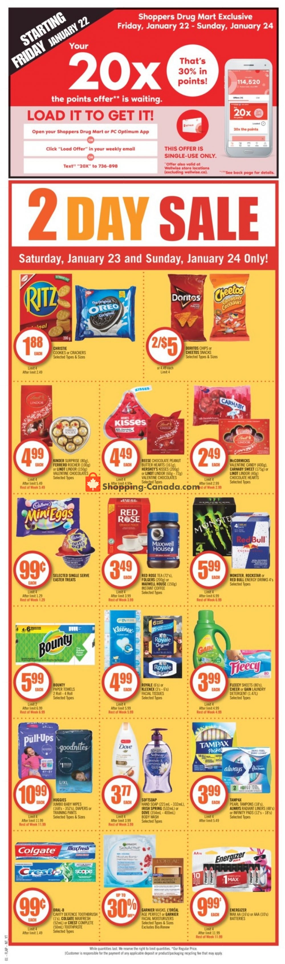 Shoppers Drug Mart flyer from Saturday January 23, 2021 to Thursday January 28, 2021 - page 2