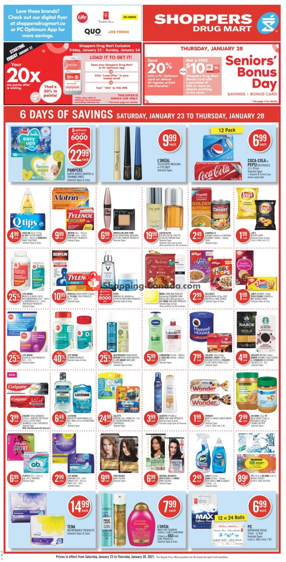 Shoppers Drug Mart flyer from Saturday January 23, 2021 to Thursday January 28, 2021 - page 4