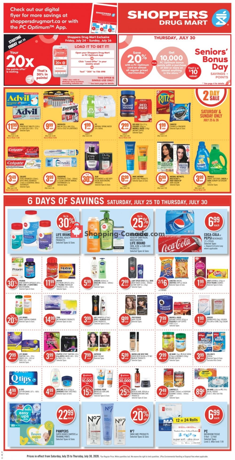 Shoppers Drug Mart flyer from Saturday July 25, 2020 to Thursday July 30, 2020 - page 3