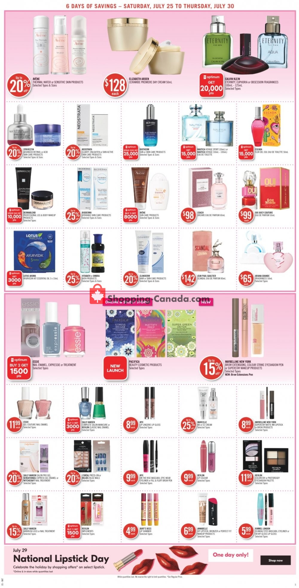 Shoppers Drug Mart flyer from Saturday July 25, 2020 to Thursday July 30, 2020 - page 7