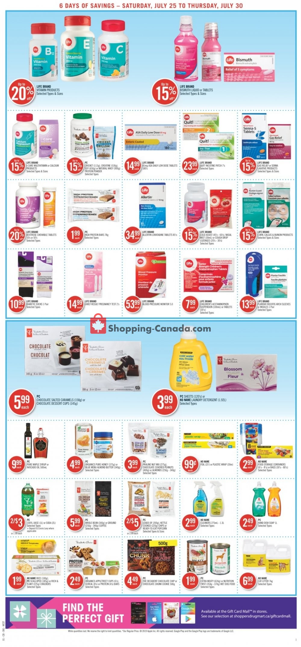 Shoppers Drug Mart flyer from Saturday July 25, 2020 to Thursday July 30, 2020 - page 8