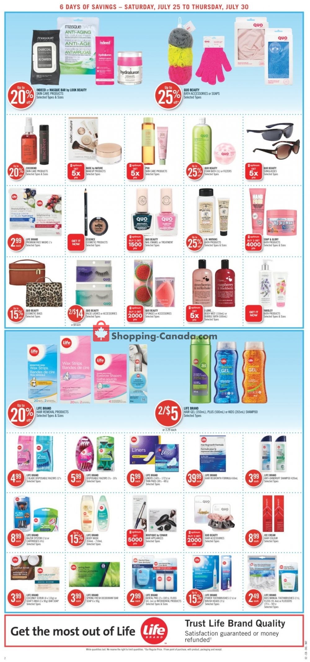 Shoppers Drug Mart flyer from Saturday July 25, 2020 to Thursday July 30, 2020 - page 9