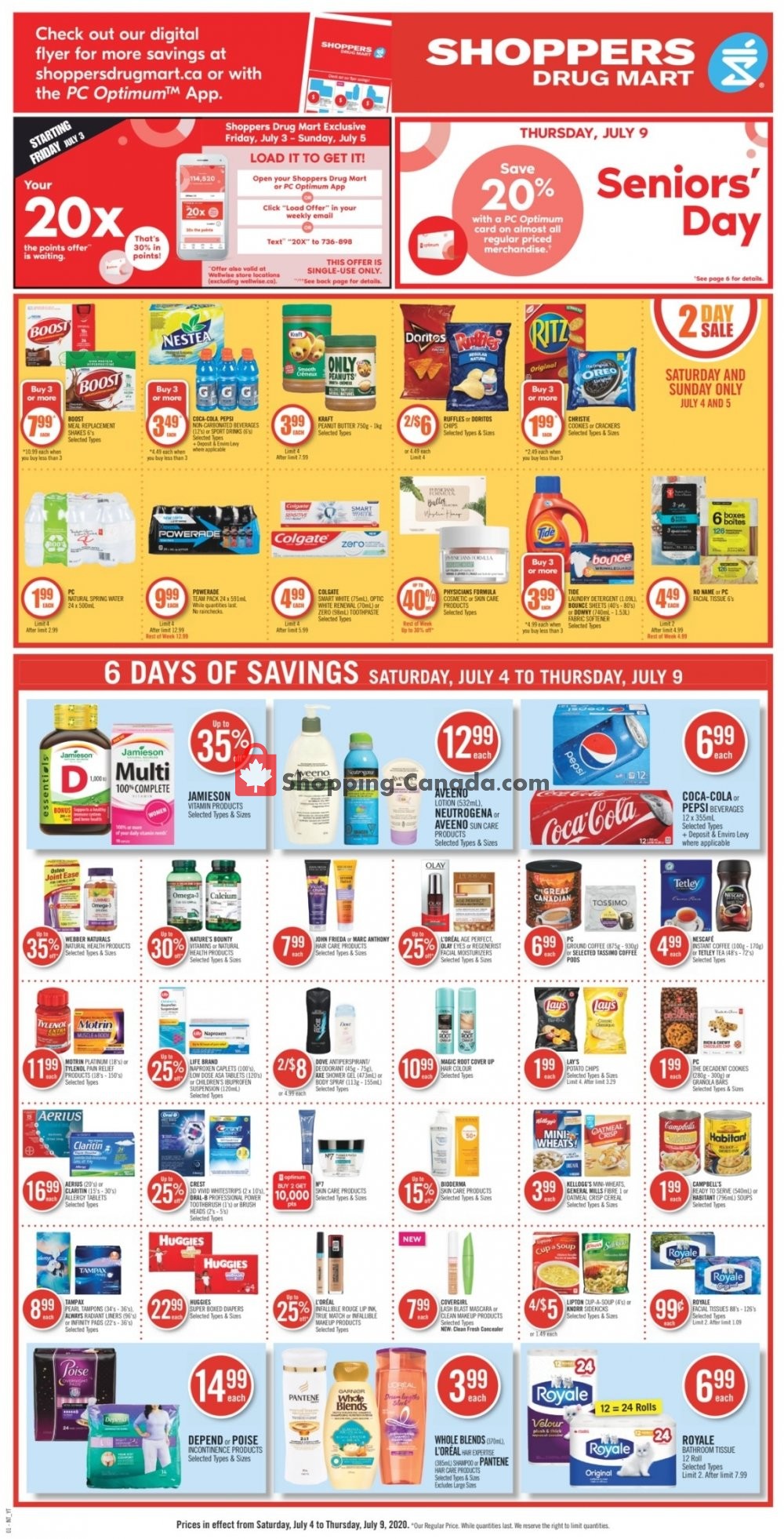 Shoppers Drug Mart flyer from Saturday July 4, 2020 to Thursday July 9, 2020 - page 3