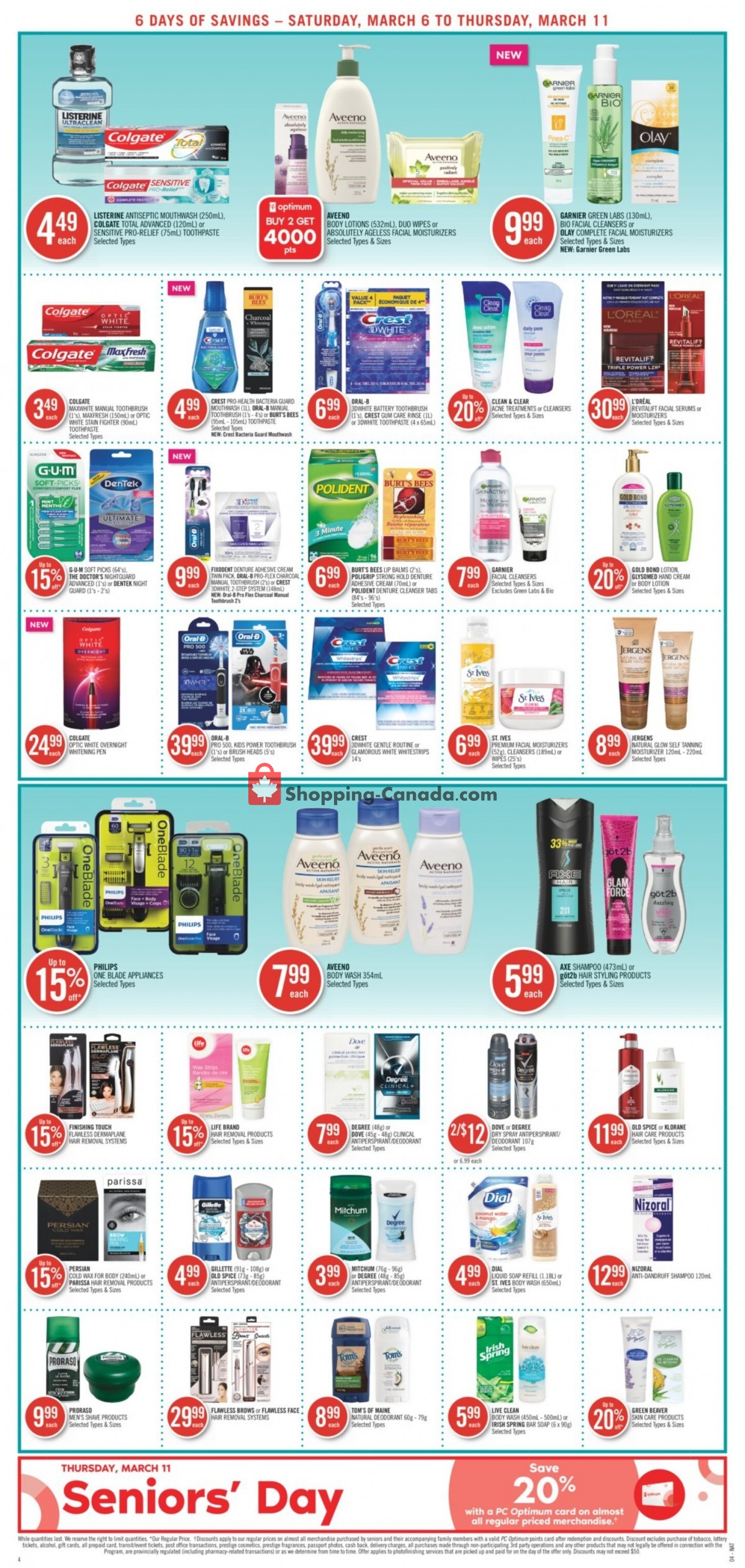 Shoppers Drug Mart flyer from Saturday March 6, 2021 to Thursday March 11, 2021 - page 10