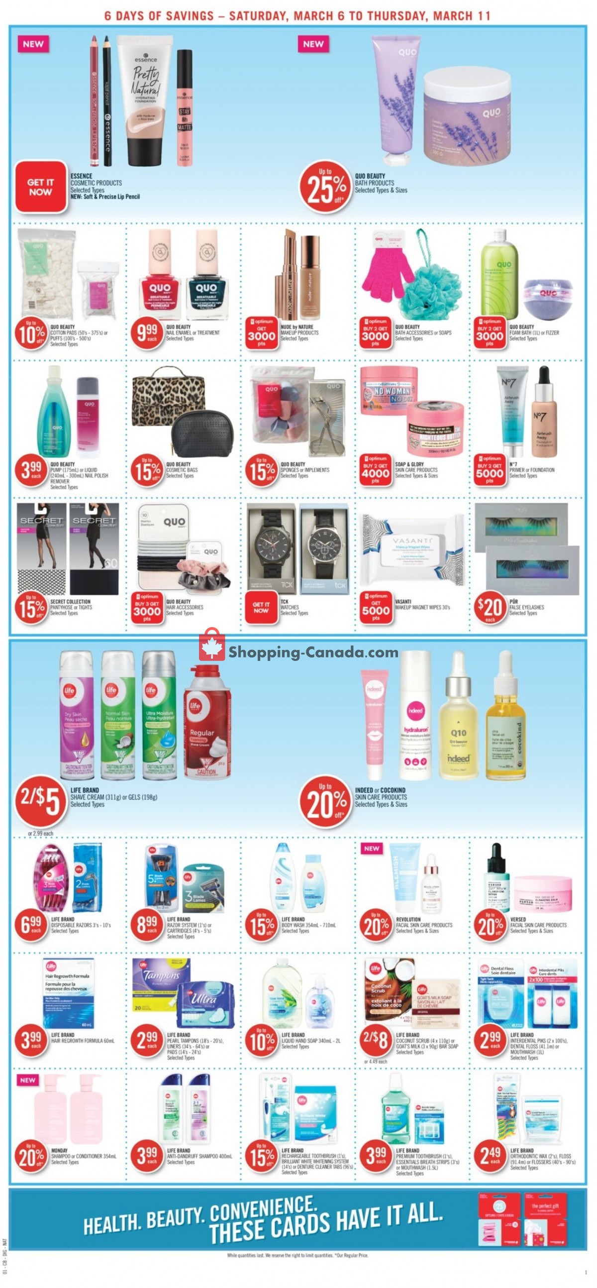 Shoppers Drug Mart flyer from Saturday March 6, 2021 to Thursday March 11, 2021 - page 13