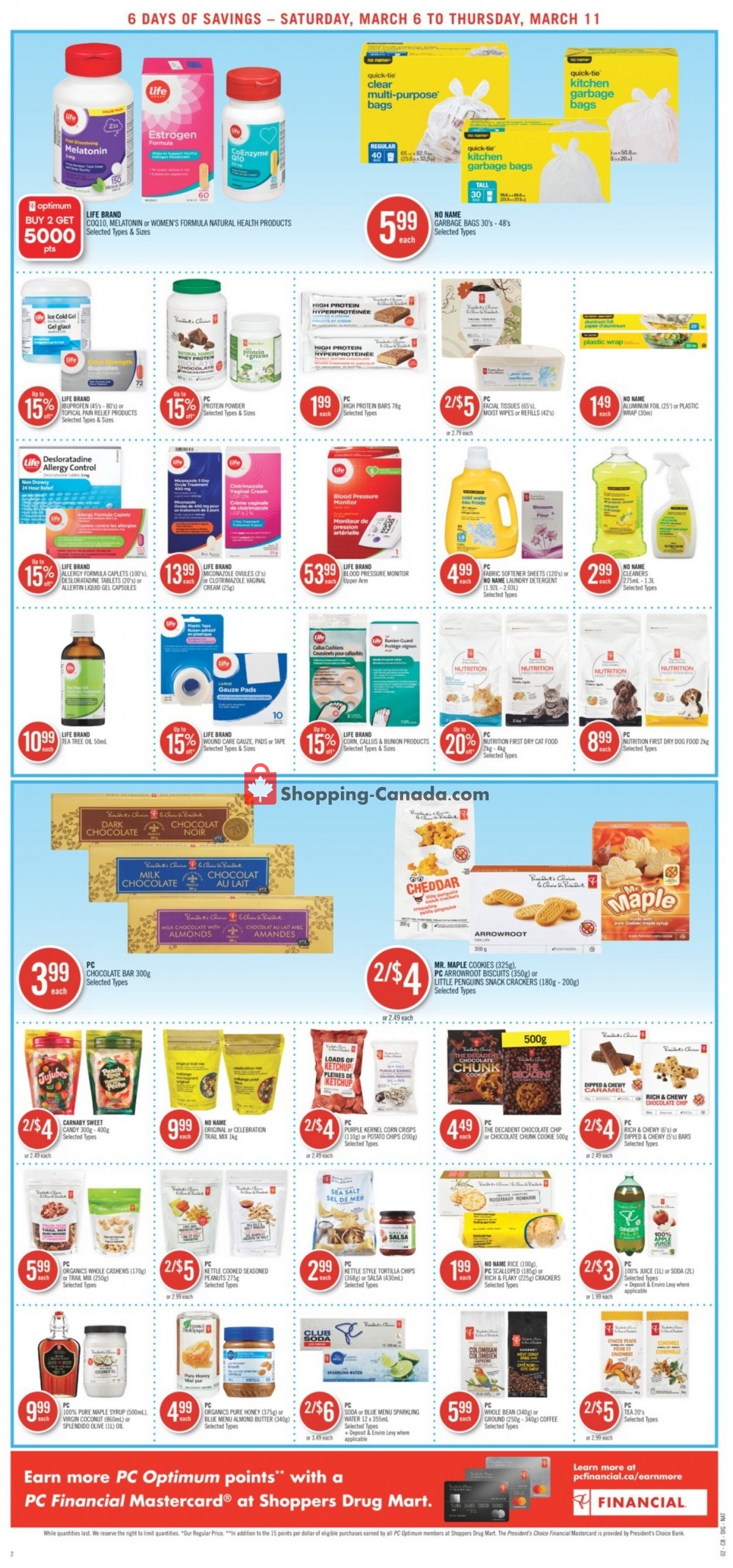 Shoppers Drug Mart flyer from Saturday March 6, 2021 to Thursday March 11, 2021 - page 14
