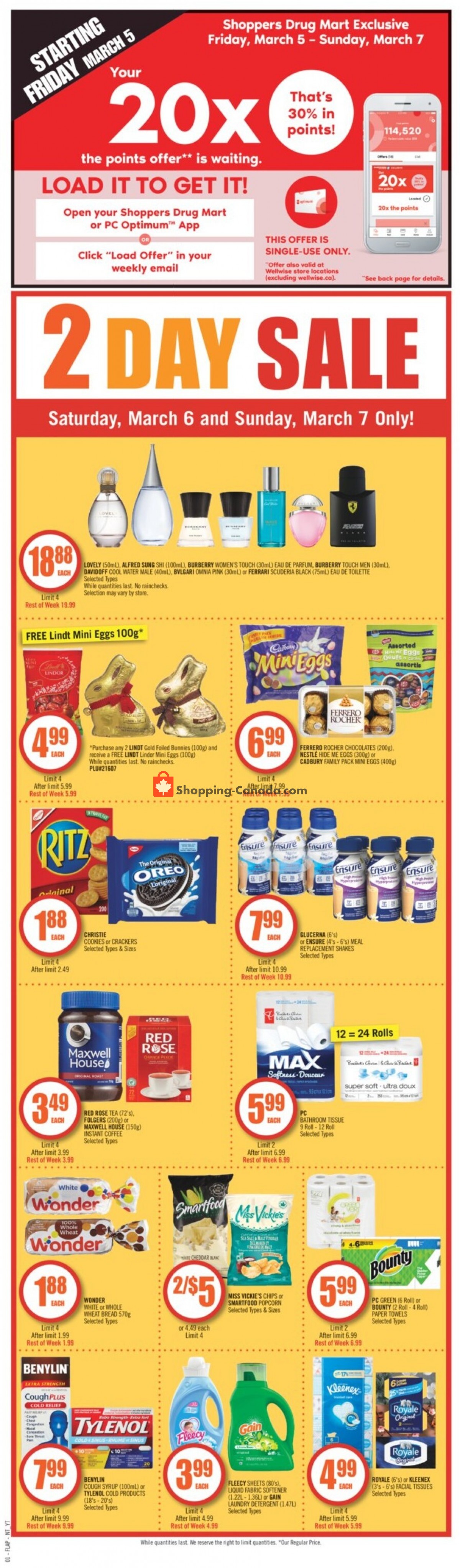Shoppers Drug Mart flyer from Saturday March 6, 2021 to Thursday March 11, 2021 - page 3