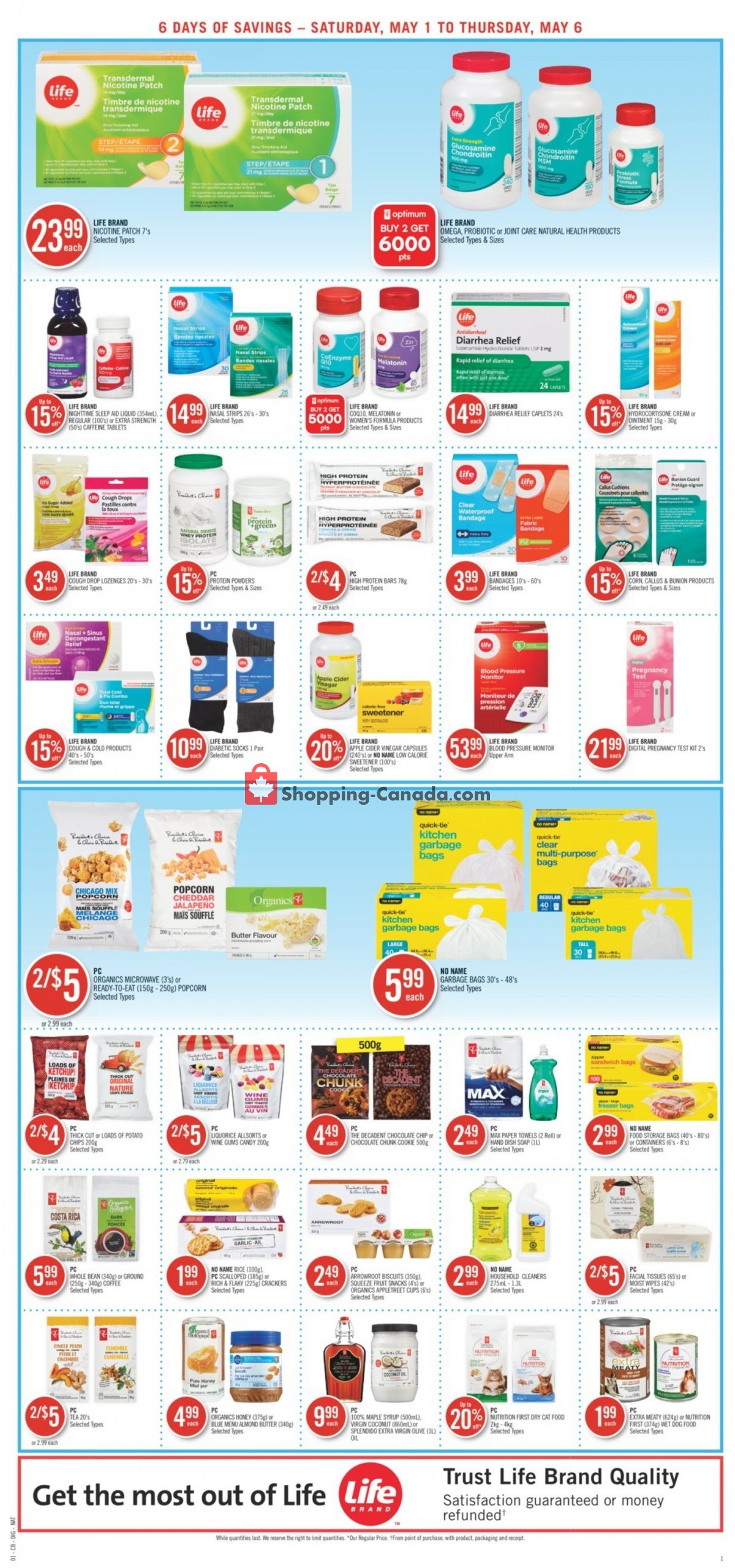 Shoppers Drug Mart flyer from Saturday May 1, 2021 to Thursday May 6, 2021 - page 14