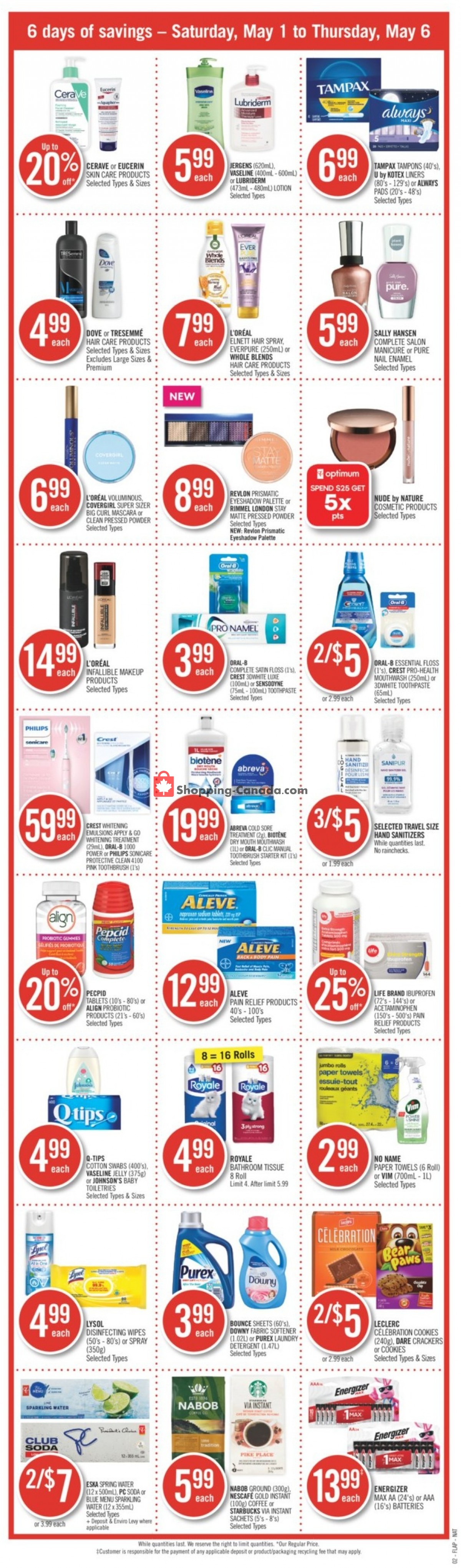 Shoppers Drug Mart flyer from Saturday May 1, 2021 to Thursday May 6, 2021 - page 3