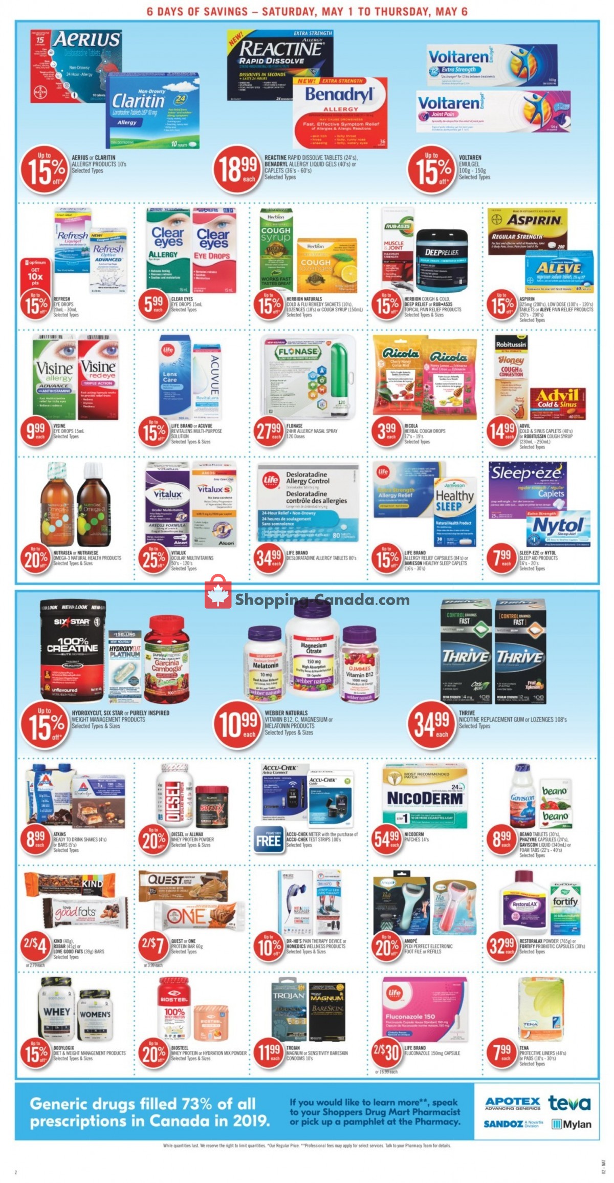 Shoppers Drug Mart flyer from Saturday May 1, 2021 to Thursday May 6, 2021 - page 5