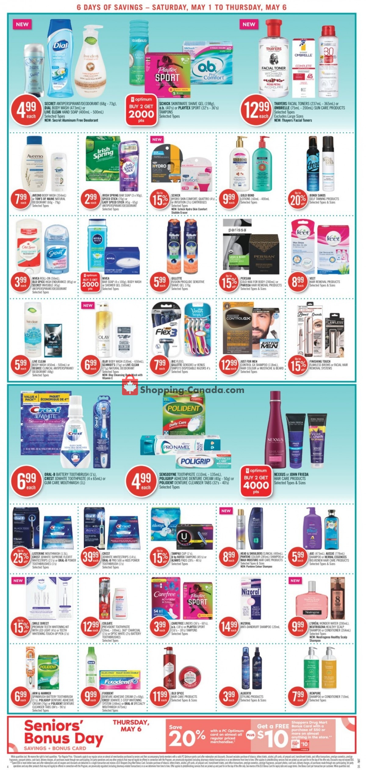 Shoppers Drug Mart flyer from Saturday May 1, 2021 to Thursday May 6, 2021 - page 7