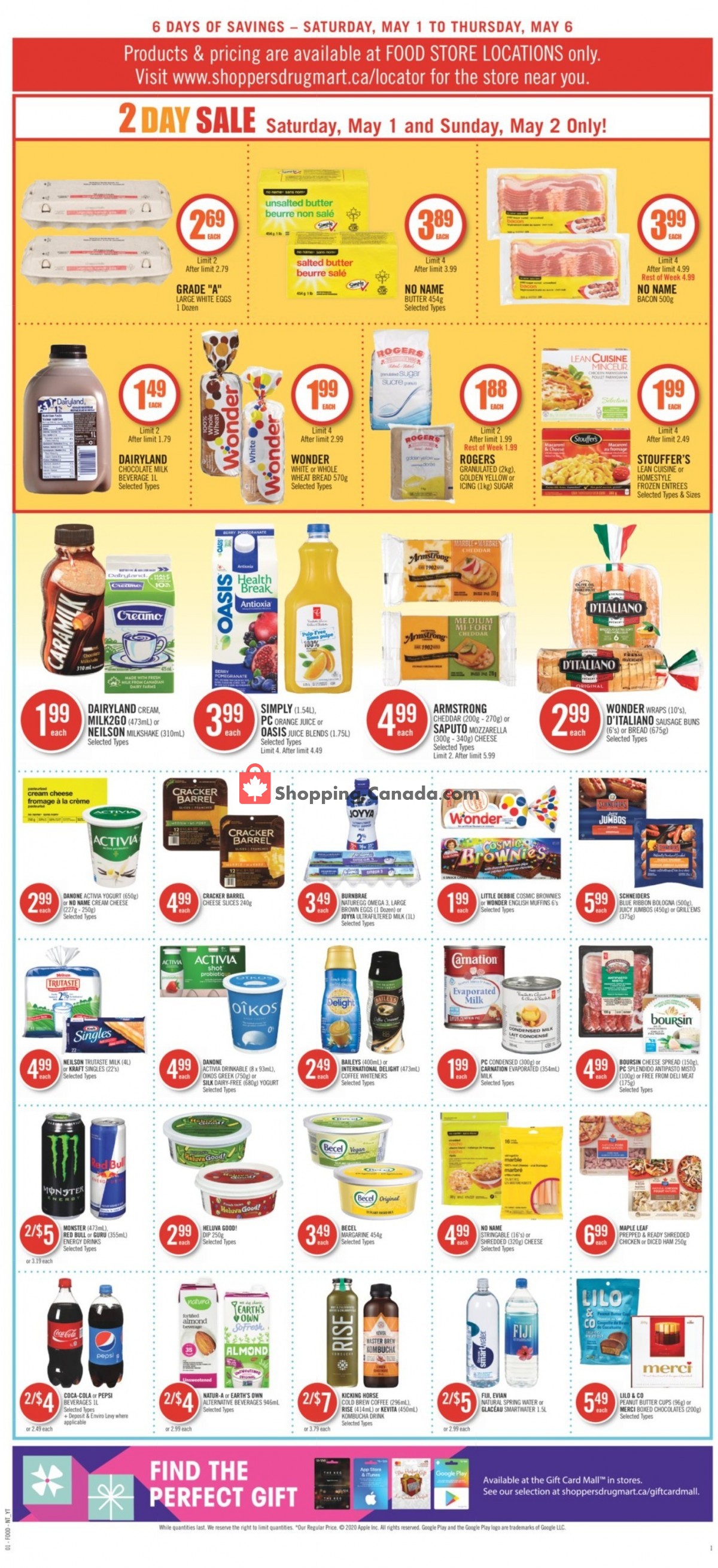 Shoppers Drug Mart flyer from Saturday May 1, 2021 to Thursday May 6, 2021 - page 8