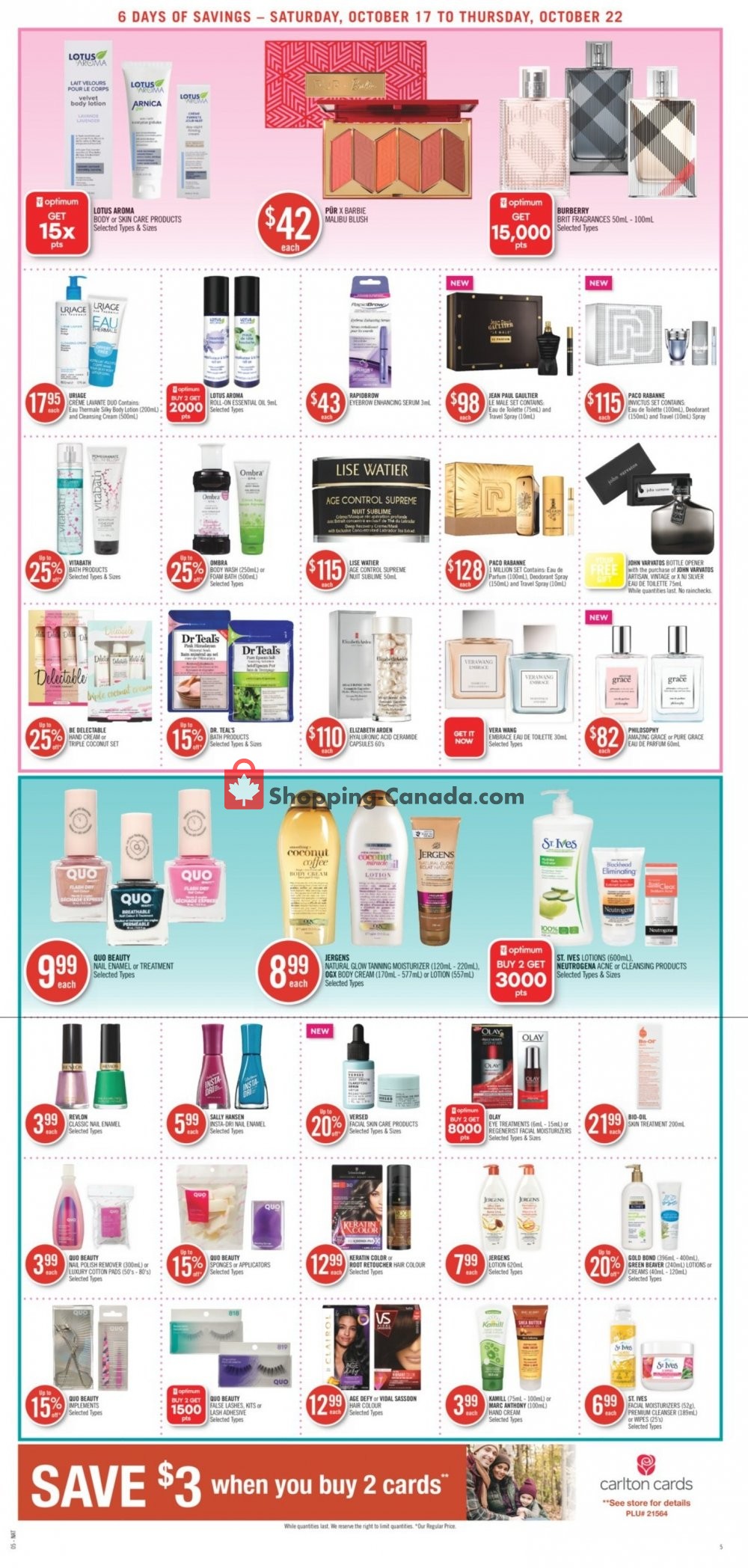 Shoppers Drug Mart flyer from Saturday October 17, 2020 to Thursday October 22, 2020 - page 15