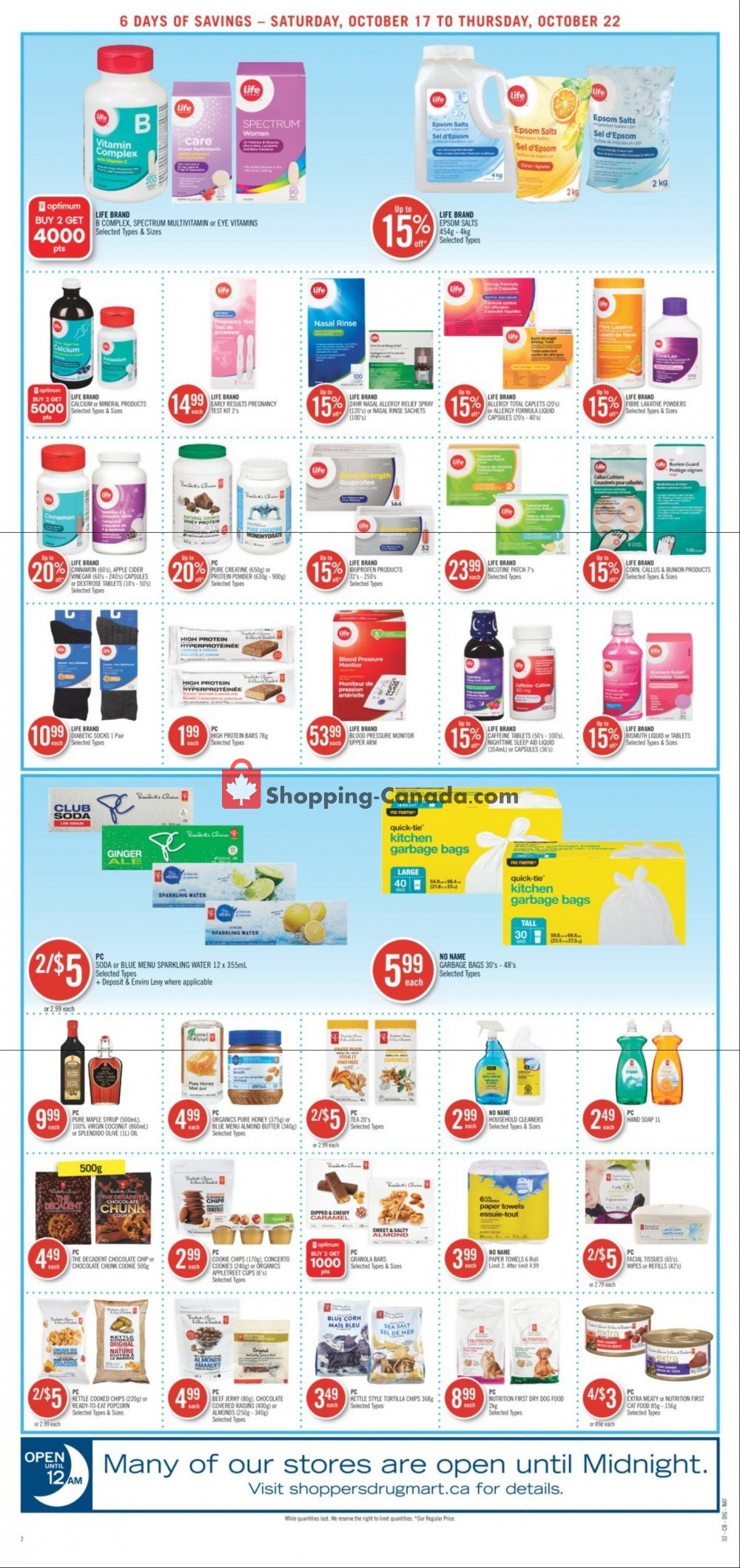 Shoppers Drug Mart flyer from Saturday October 17, 2020 to Thursday October 22, 2020 - page 19