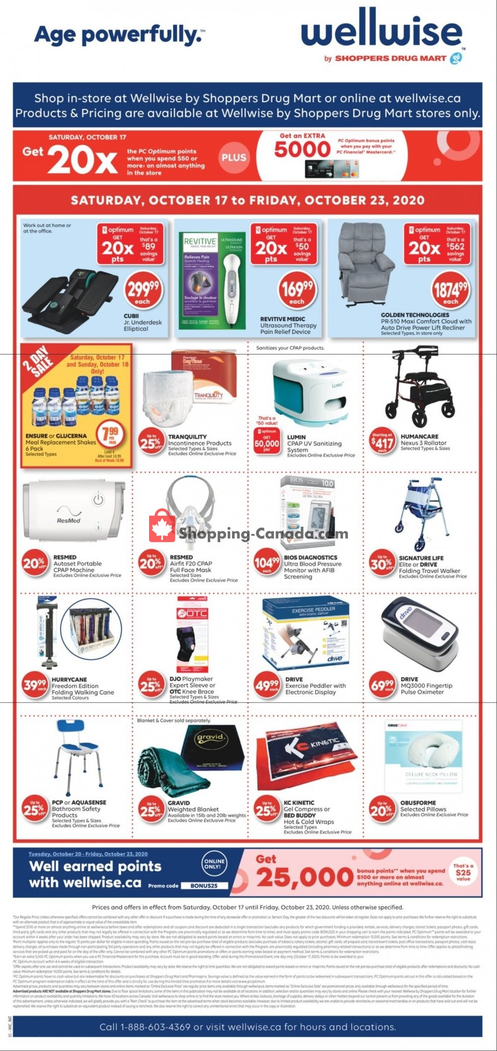 Shoppers Drug Mart flyer from Saturday October 17, 2020 to Thursday October 22, 2020 - page 21