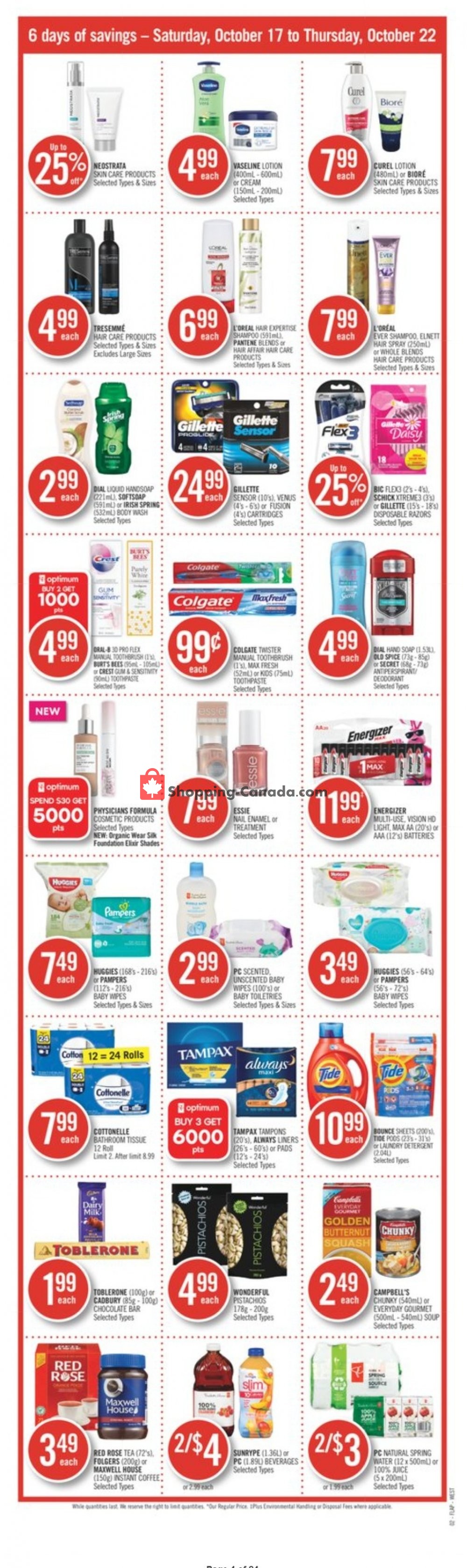 Shoppers Drug Mart flyer from Saturday October 17, 2020 to Thursday October 22, 2020 - page 3