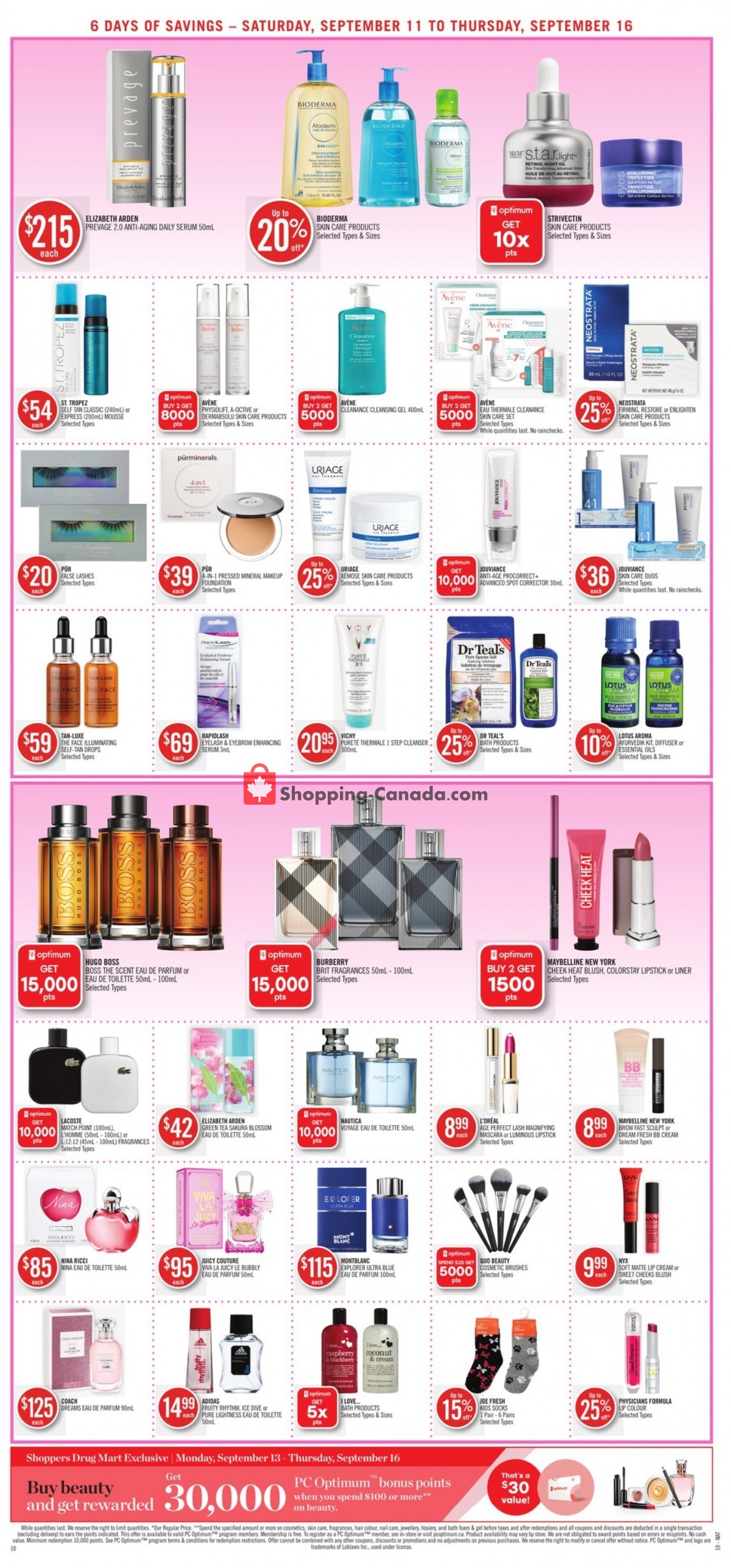 Shoppers Drug Mart flyer from Saturday September 11, 2021 to Thursday September 16, 2021 - page 16