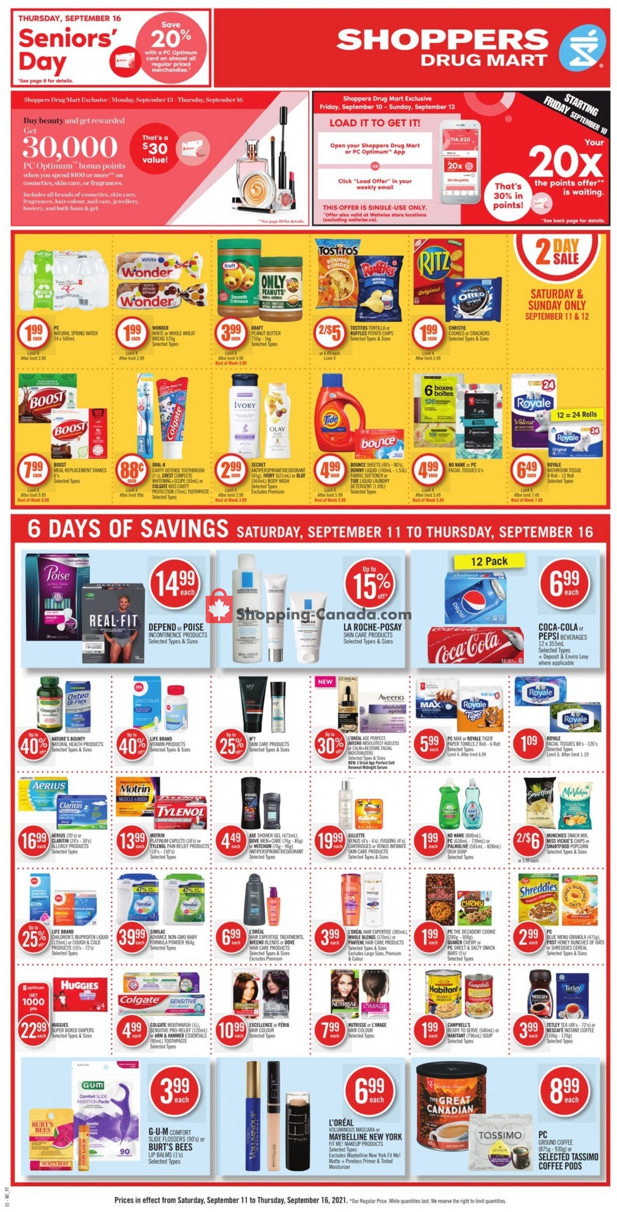 Shoppers Drug Mart flyer from Saturday September 11, 2021 to Thursday September 16, 2021 - page 3