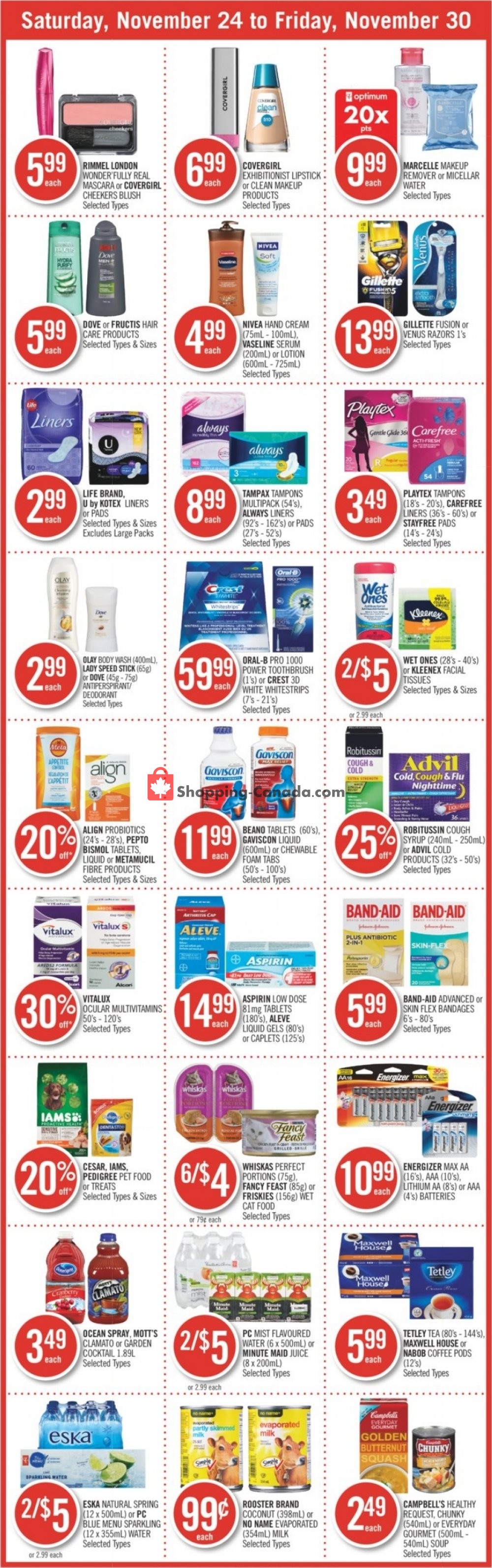 Shoppers Drug Mart flyer from Saturday November 24, 2018 to Friday November 30, 2018 - page 4
