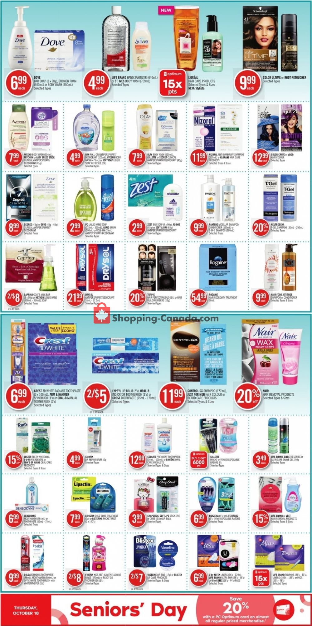 Shoppers Drug Mart flyer from Saturday October 13, 2018 to Friday October 19, 2018 - page 12