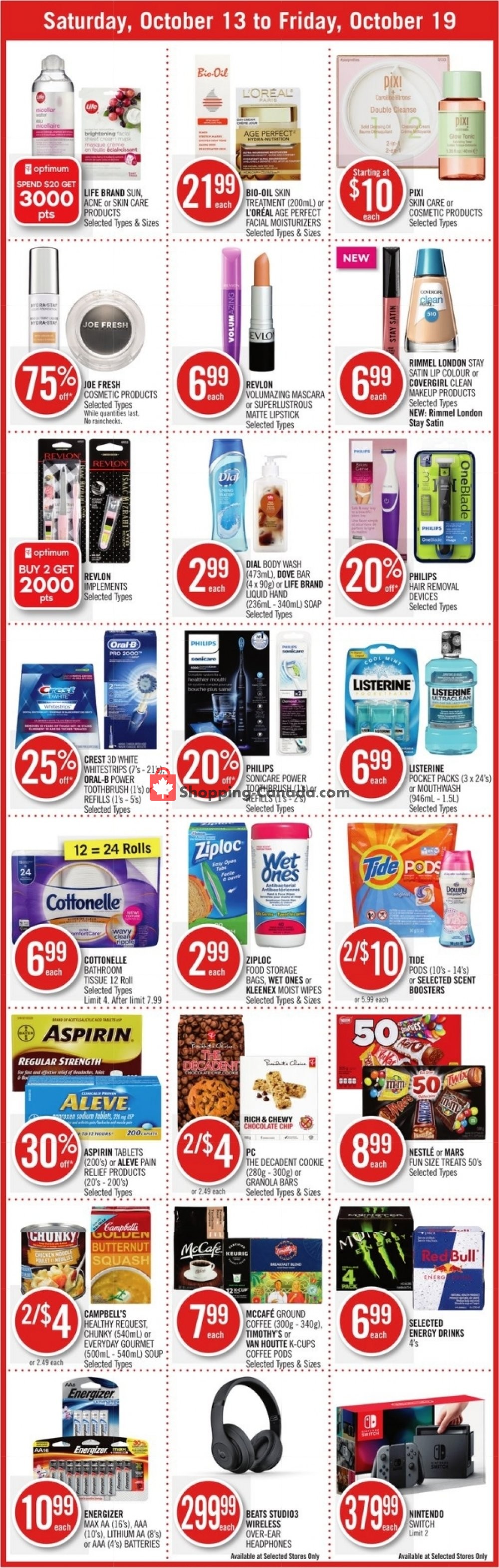 Shoppers Drug Mart flyer from Saturday October 13, 2018 to Friday October 19, 2018 - page 3