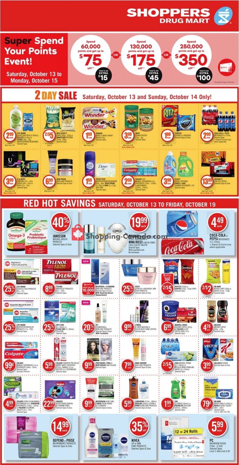 Shoppers Drug Mart flyer from Saturday October 13, 2018 to Friday October 19, 2018 - page 4