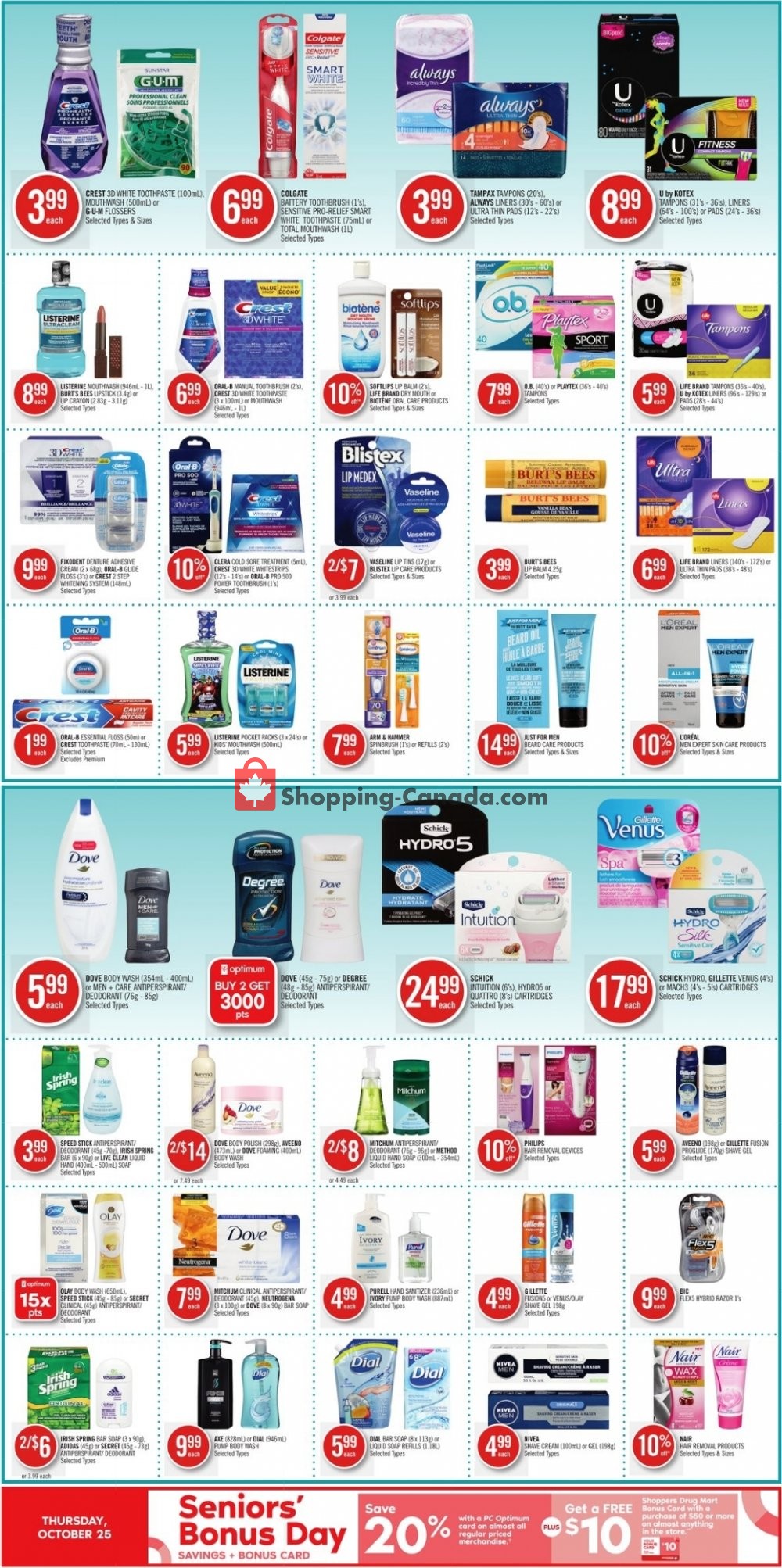 Shoppers Drug Mart flyer from Saturday October 20, 2018 to Thursday October 25, 2018 - page 12