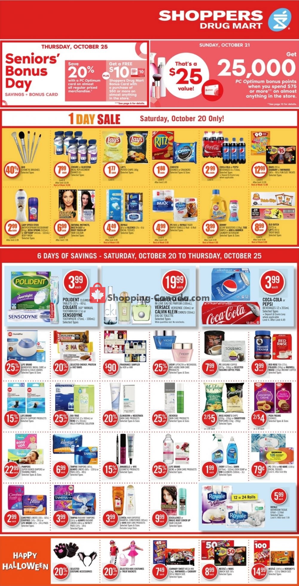 Shoppers Drug Mart flyer from Saturday October 20, 2018 to Thursday October 25, 2018 - page 2