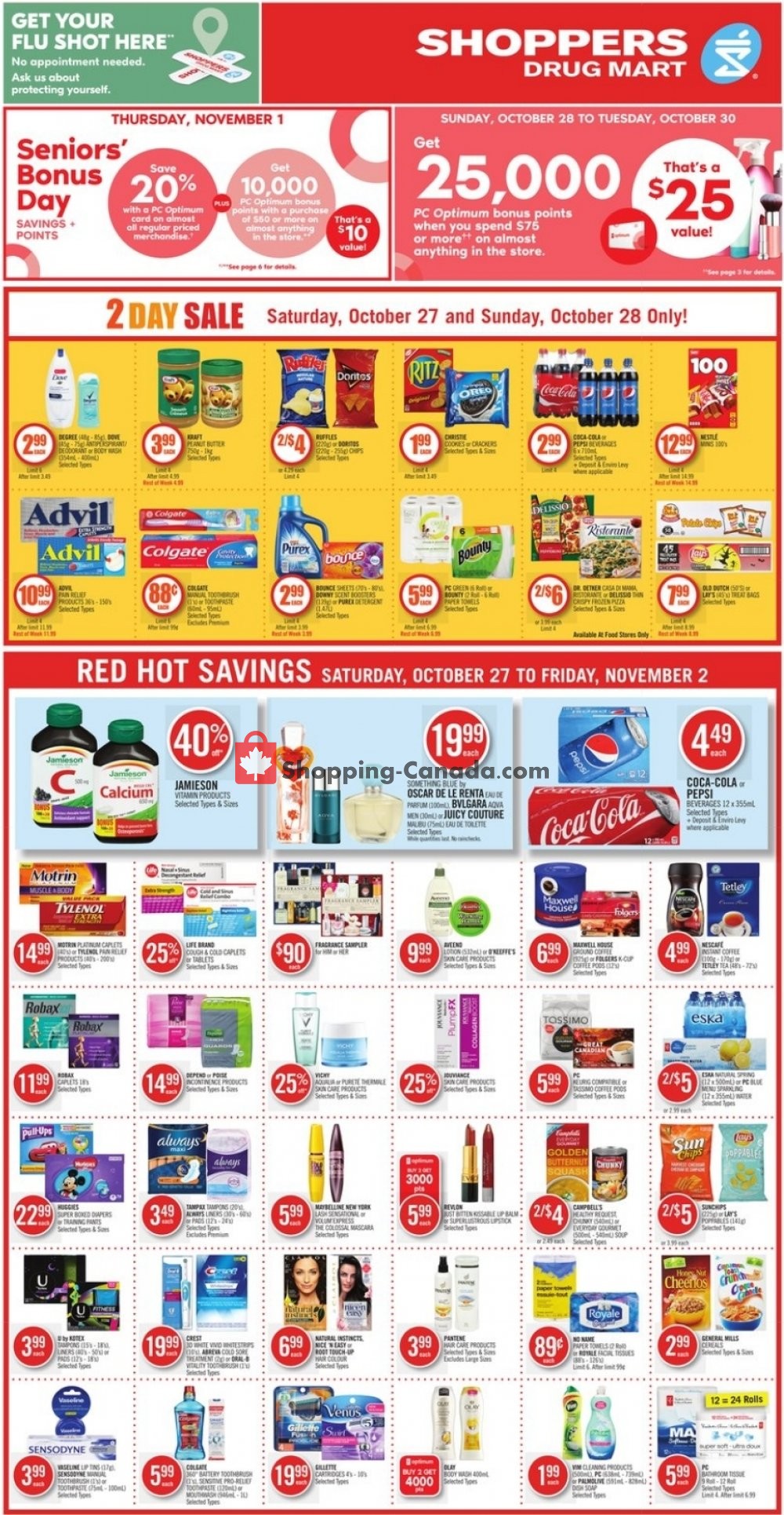 Shoppers Drug Mart flyer from Saturday October 27, 2018 to Friday November 2, 2018 - page 2