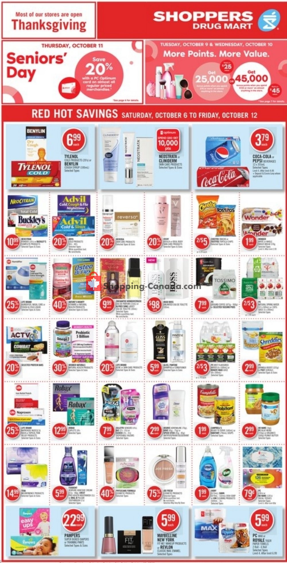 Shoppers Drug Mart flyer from Saturday October 6, 2018 to Friday October 12, 2018 - page 3